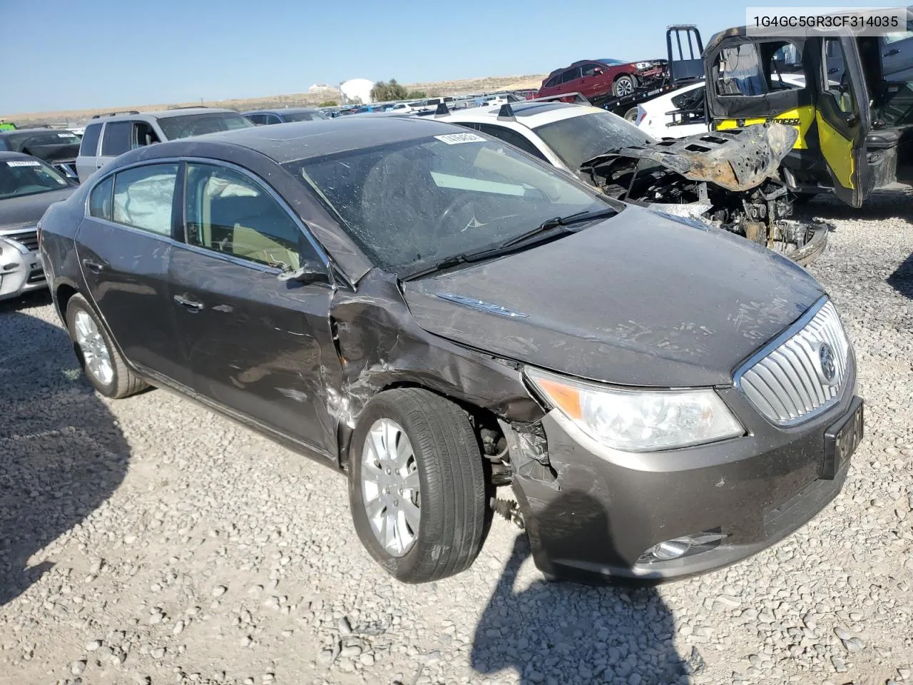 2012 Buick Lacrosse VIN: 1G4GC5GR3CF314035 Lot: 74764524