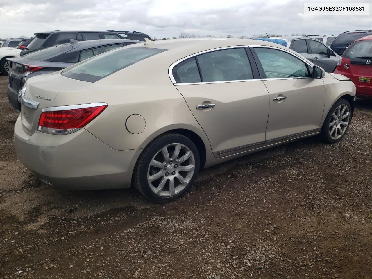 2012 Buick Lacrosse Touring VIN: 1G4GJ5E32CF108581 Lot: 75604664