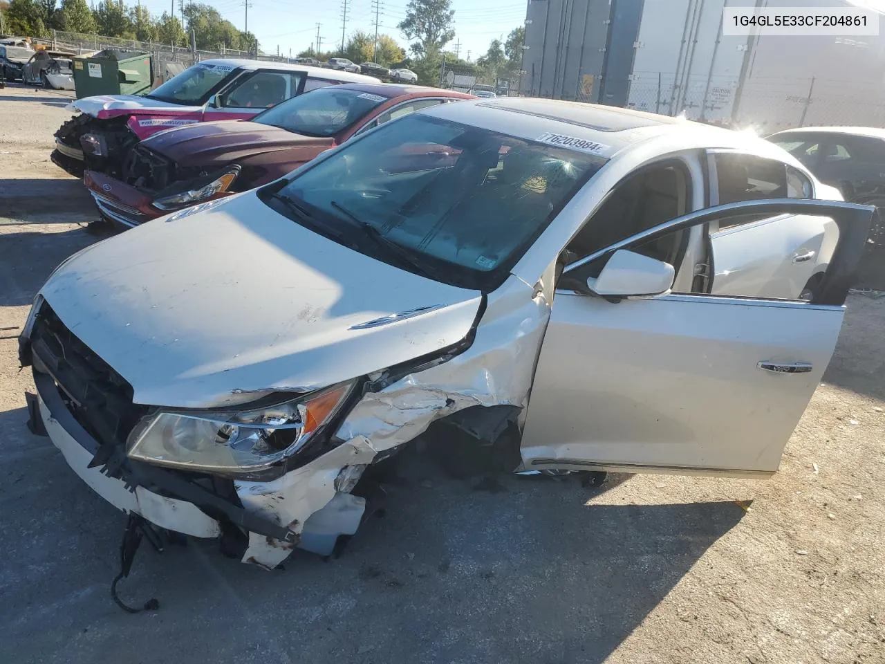 2012 Buick Lacrosse VIN: 1G4GL5E33CF204861 Lot: 76203984