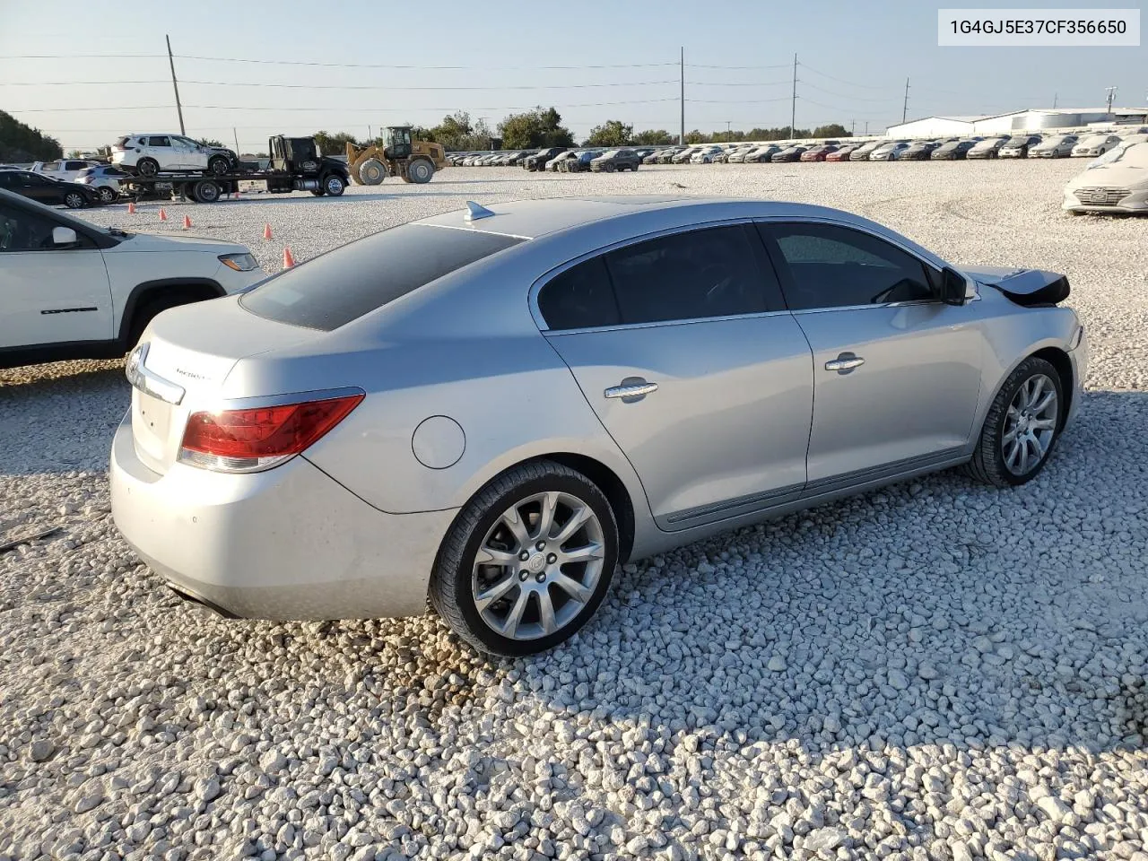 2012 Buick Lacrosse Touring VIN: 1G4GJ5E37CF356650 Lot: 76476574