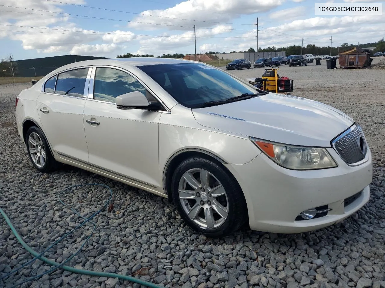 2012 Buick Lacrosse Premium VIN: 1G4GD5E34CF302648 Lot: 78053094