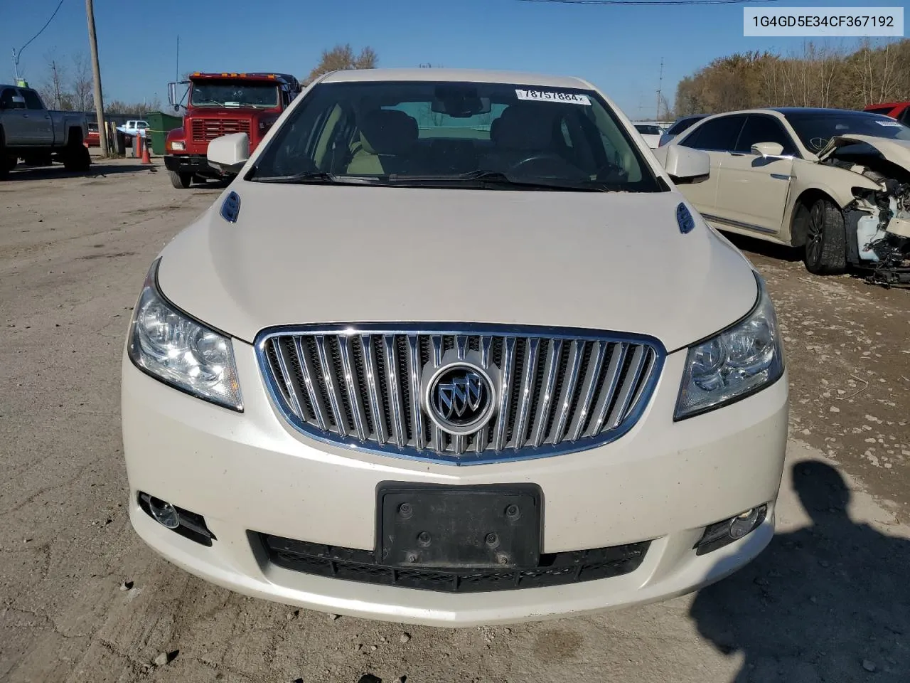 2012 Buick Lacrosse Premium VIN: 1G4GD5E34CF367192 Lot: 78757884