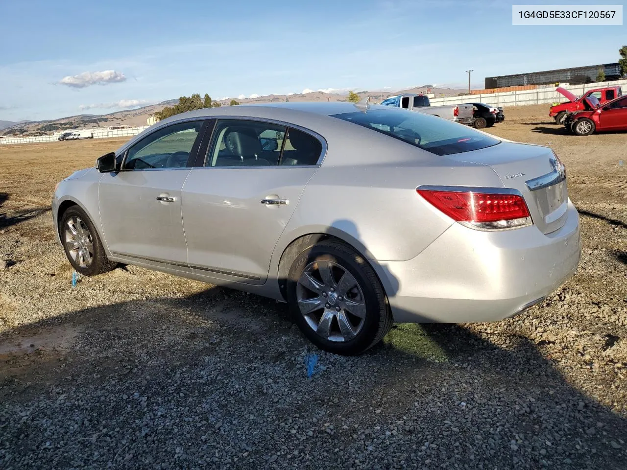 2012 Buick Lacrosse Premium VIN: 1G4GD5E33CF120567 Lot: 80525414