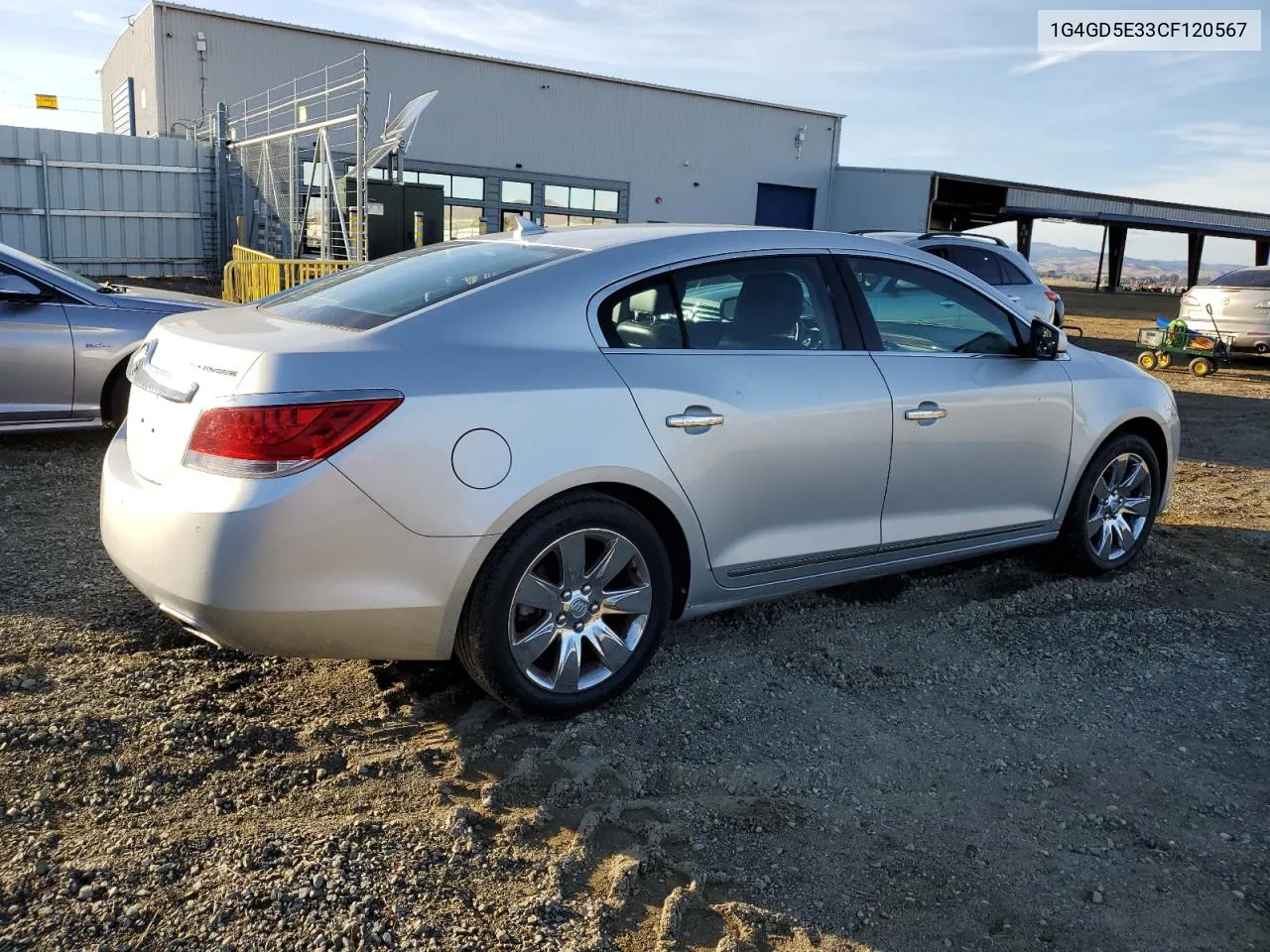 2012 Buick Lacrosse Premium VIN: 1G4GD5E33CF120567 Lot: 80525414