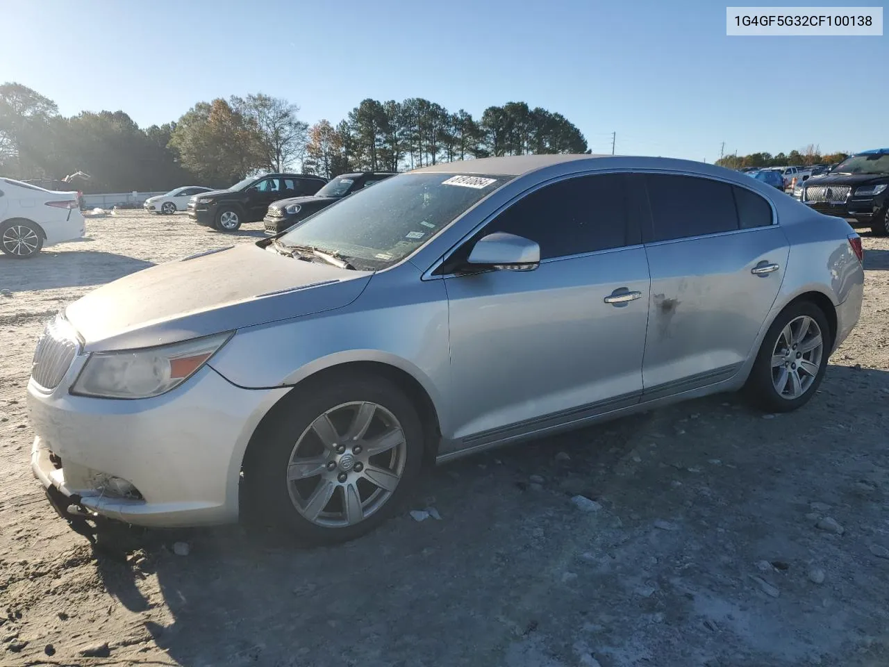 2012 Buick Lacrosse Premium VIN: 1G4GF5G32CF100138 Lot: 81910864