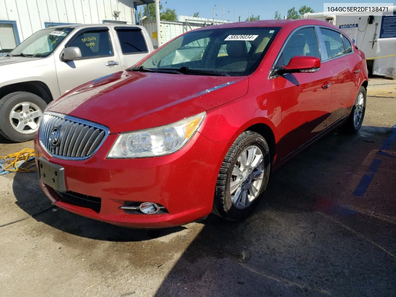 2013 Buick Lacrosse VIN: 1G4GC5ER2DF138471 Lot: 58526034