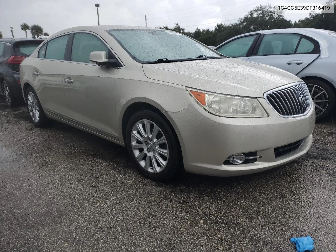 2013 Buick Lacrosse VIN: 1G4GC5E39DF316419 Lot: 74096674