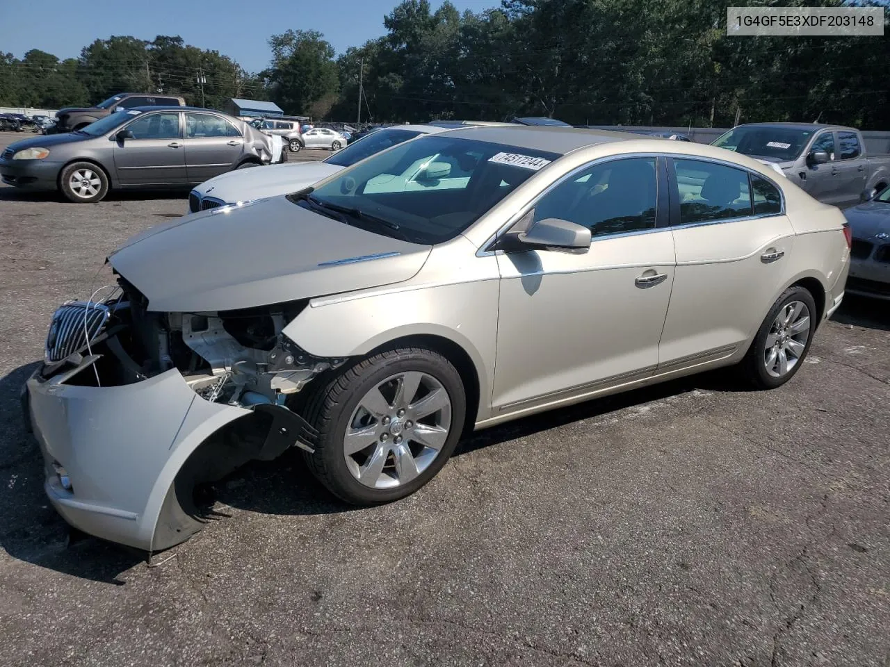 2013 Buick Lacrosse Premium VIN: 1G4GF5E3XDF203148 Lot: 74517244