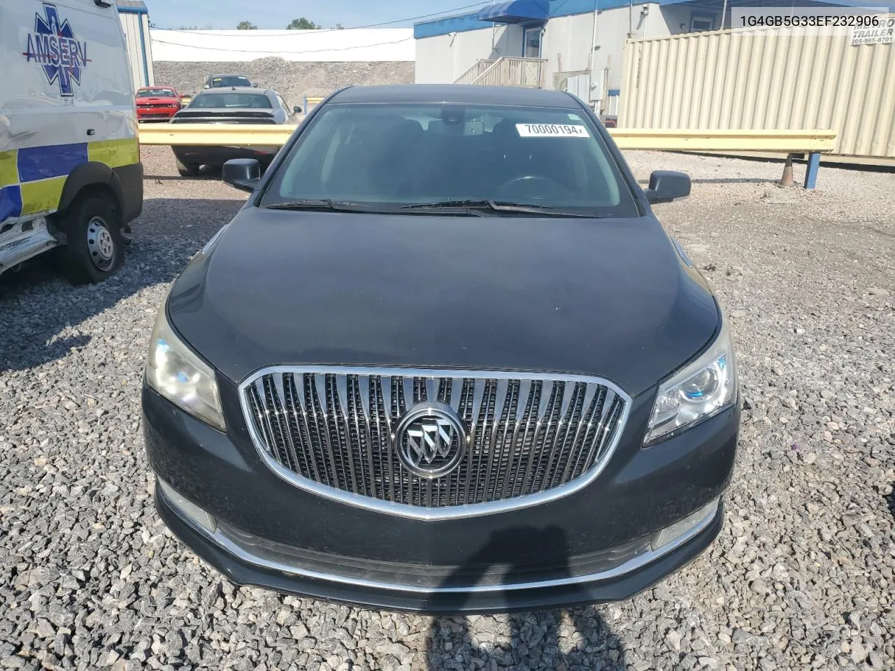 2014 Buick Lacrosse VIN: 1G4GB5G33EF232906 Lot: 70000194