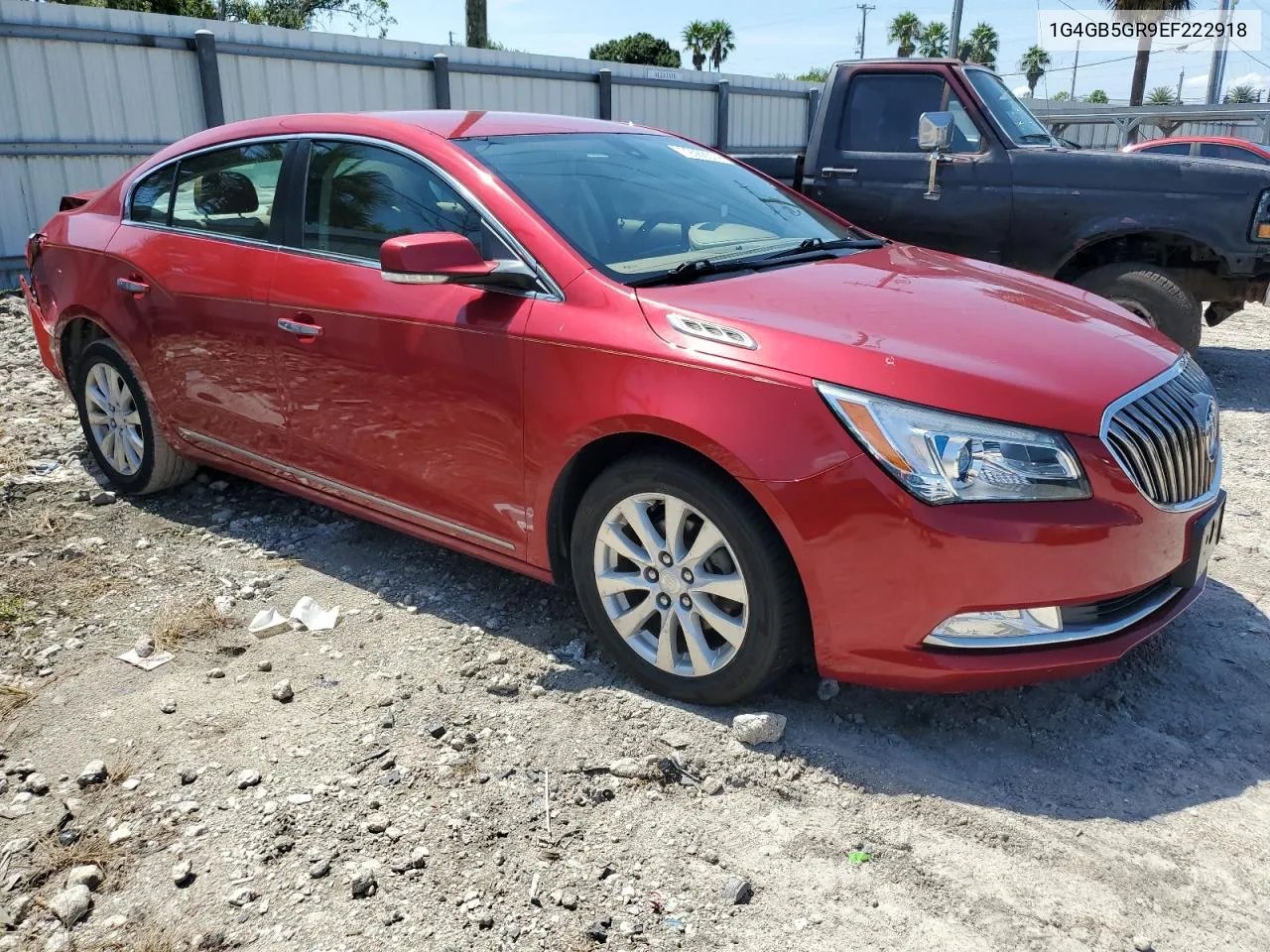 2014 Buick Lacrosse VIN: 1G4GB5GR9EF222918 Lot: 72066514