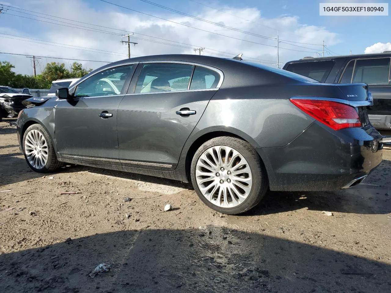 2014 Buick Lacrosse Touring VIN: 1G4GF5G3XEF180940 Lot: 72254014