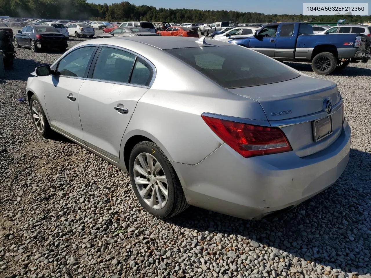 2014 Buick Lacrosse VIN: 1G4GA5G32EF212360 Lot: 76203114