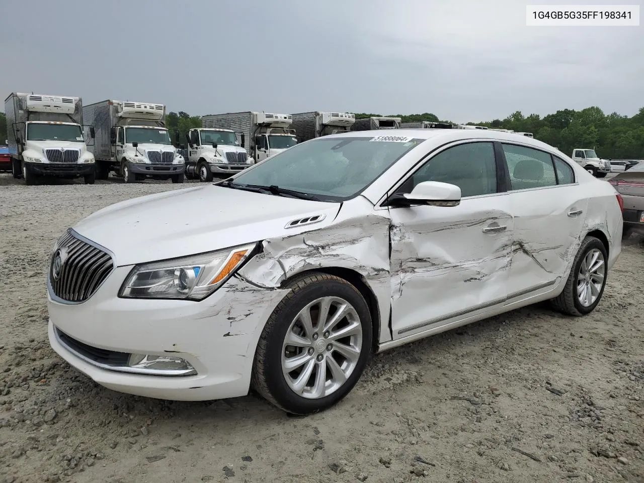 2015 Buick Lacrosse VIN: 1G4GB5G35FF198341 Lot: 51888064