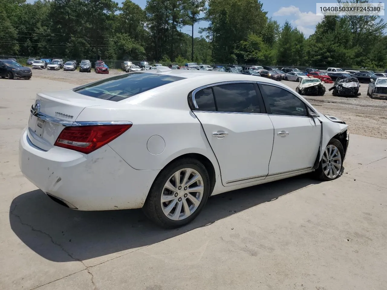 2015 Buick Lacrosse VIN: 1G4GB5G3XFF245380 Lot: 63250384