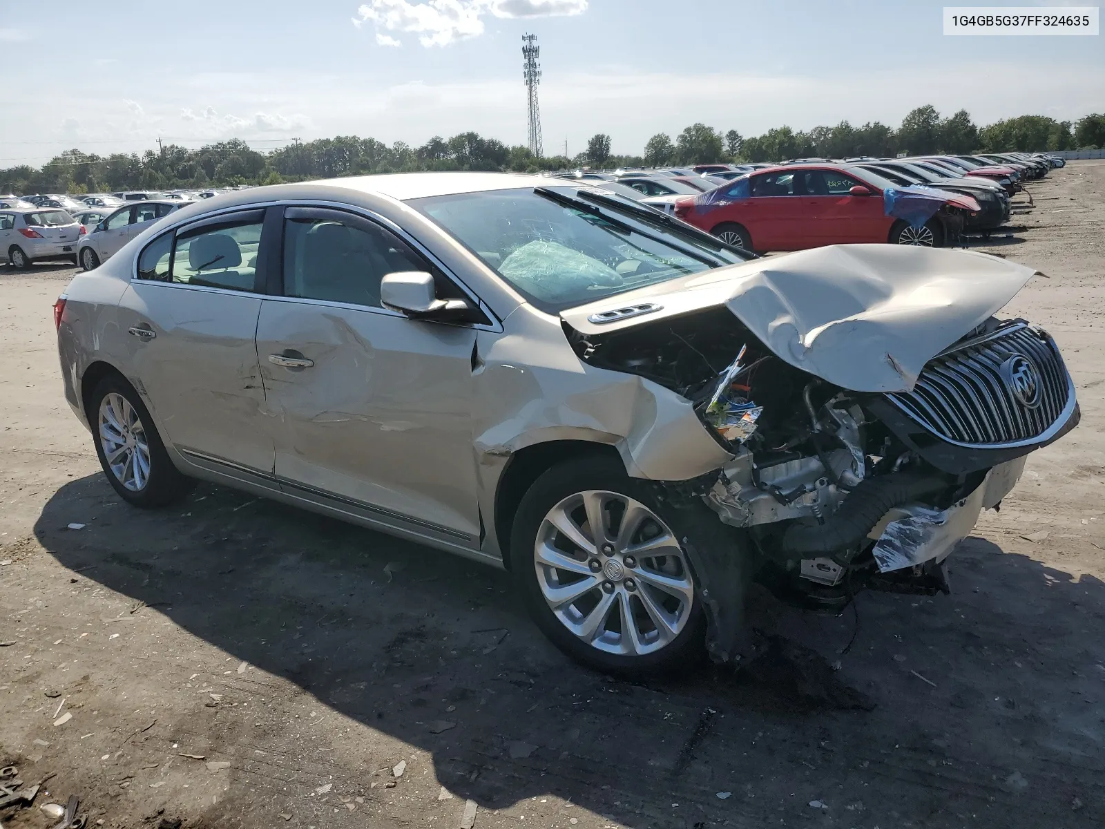 2015 Buick Lacrosse VIN: 1G4GB5G37FF324635 Lot: 65834224