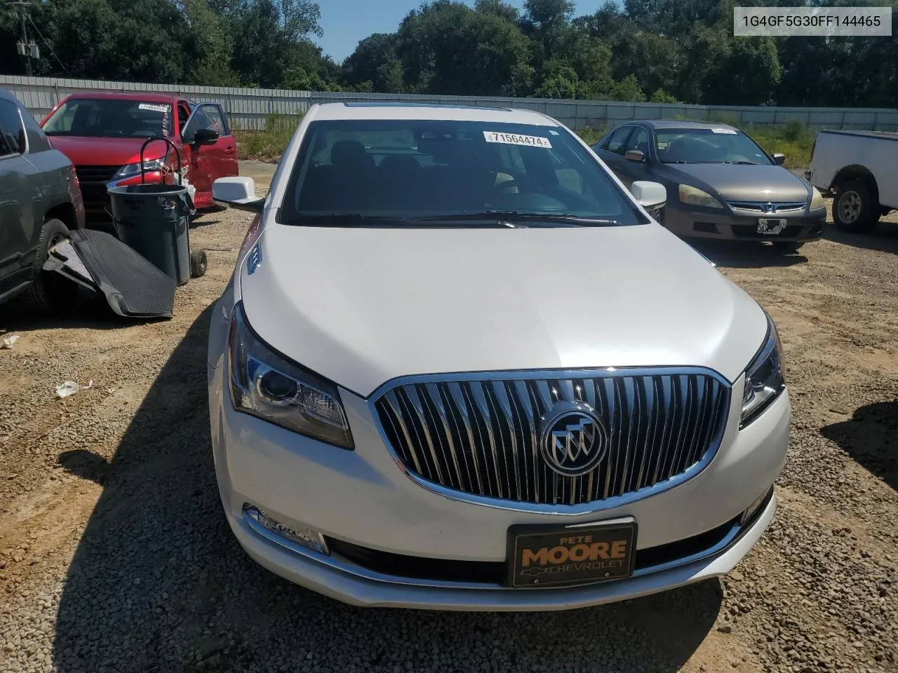 2015 Buick Lacrosse Premium VIN: 1G4GF5G30FF144465 Lot: 71564474