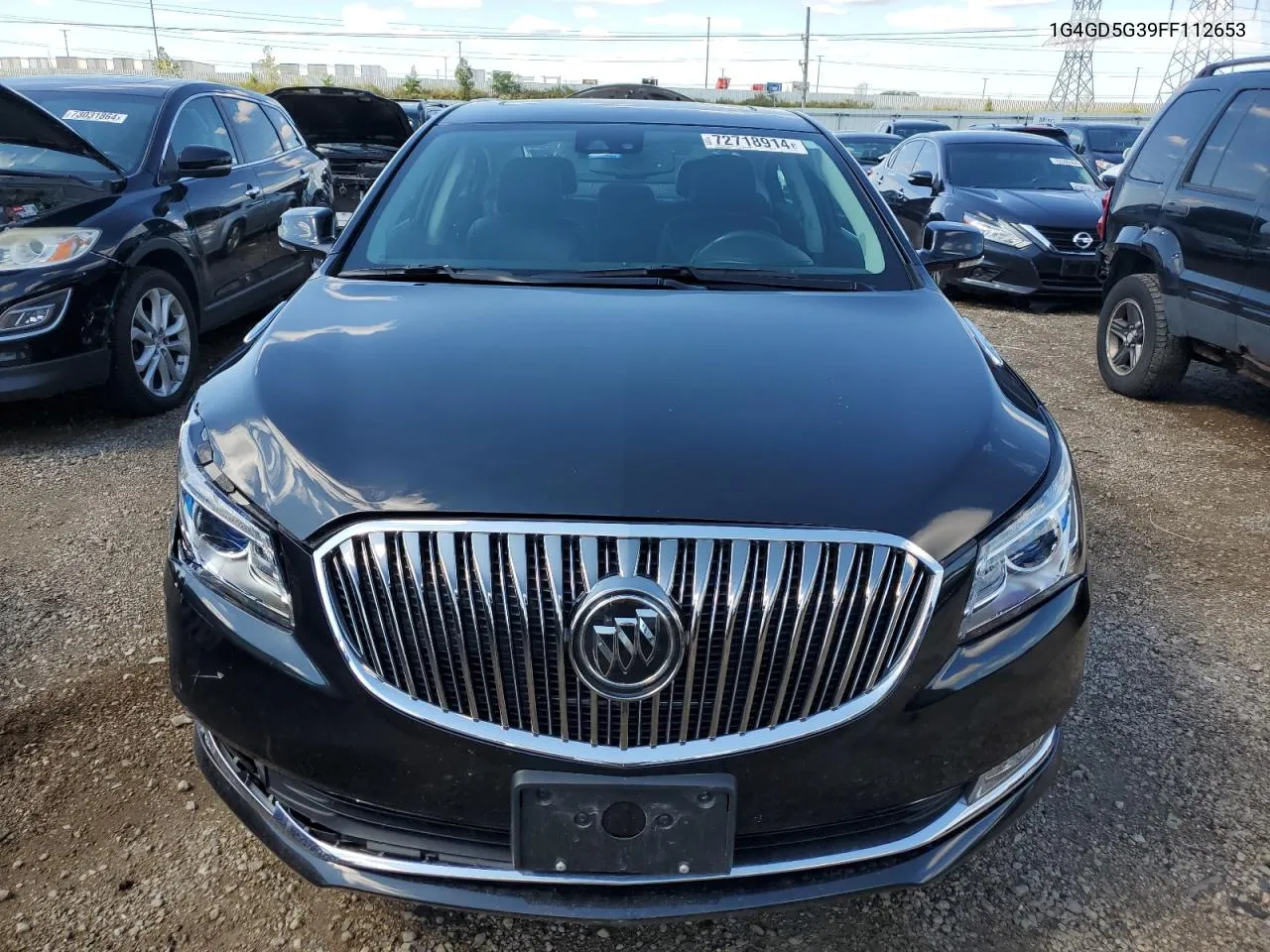 2015 Buick Lacrosse Premium VIN: 1G4GD5G39FF112653 Lot: 72718914