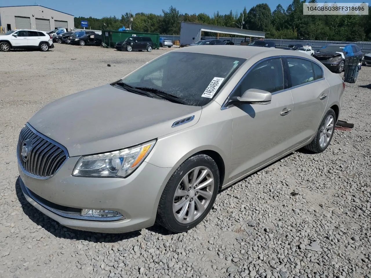 2015 Buick Lacrosse VIN: 1G4GB5G38FF318696 Lot: 74634664