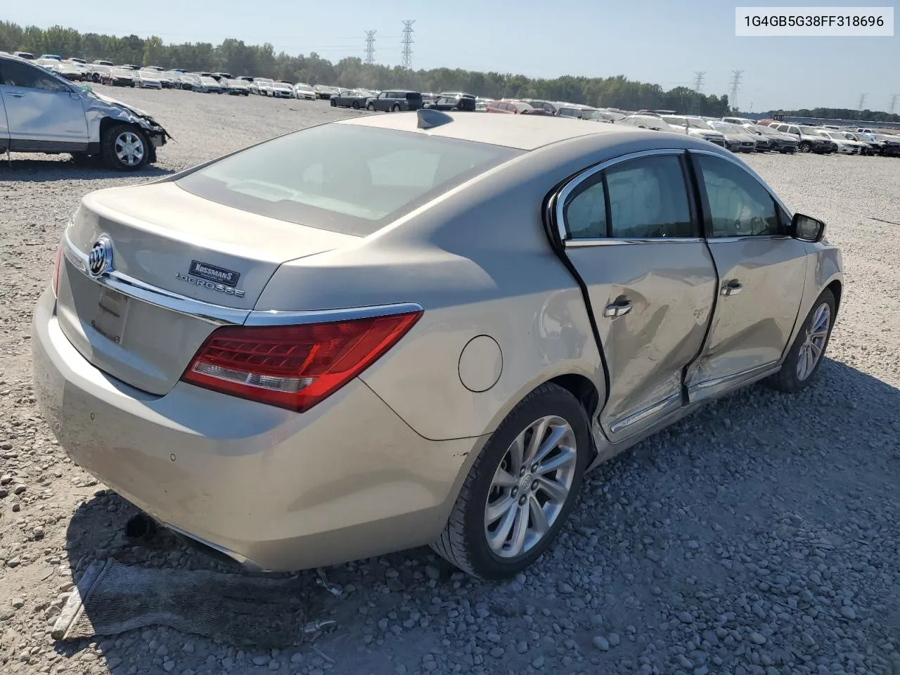 2015 Buick Lacrosse VIN: 1G4GB5G38FF318696 Lot: 74634664