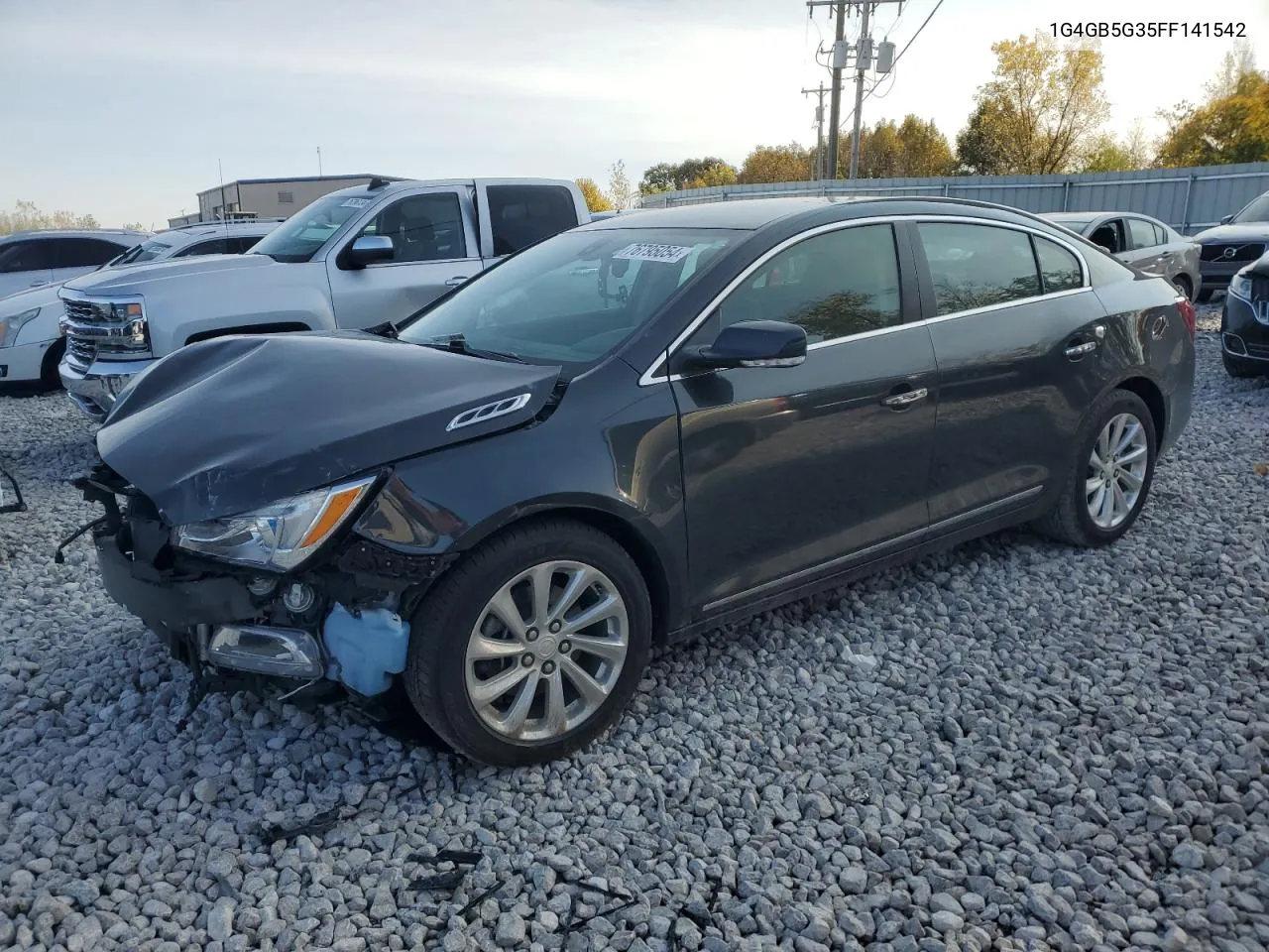 2015 Buick Lacrosse VIN: 1G4GB5G35FF141542 Lot: 76795054