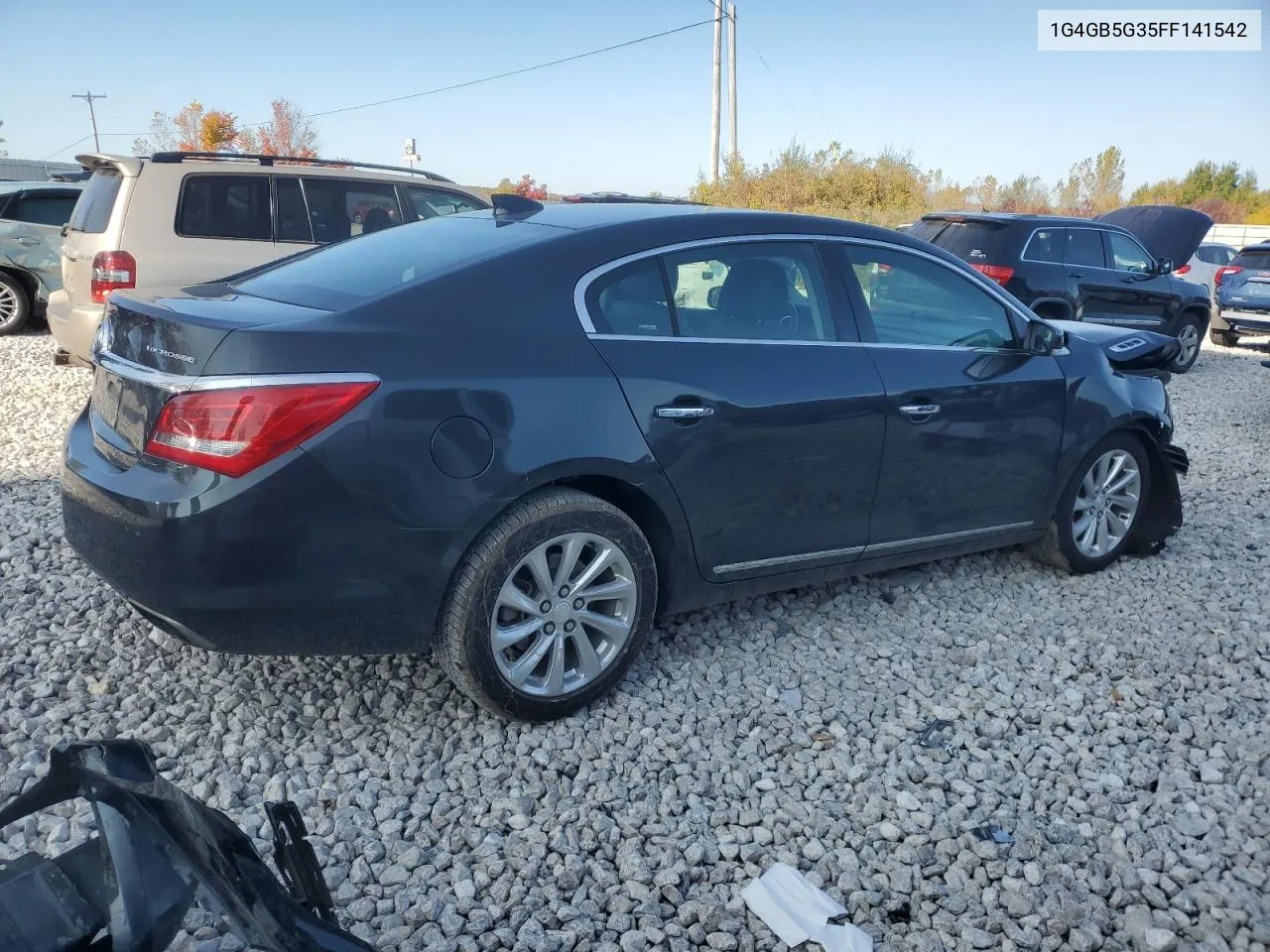 2015 Buick Lacrosse VIN: 1G4GB5G35FF141542 Lot: 76795054