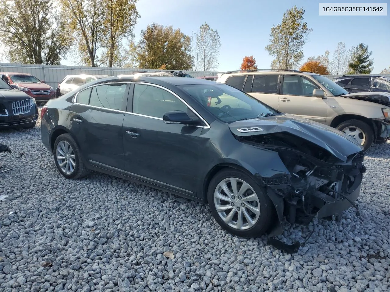 2015 Buick Lacrosse VIN: 1G4GB5G35FF141542 Lot: 76795054