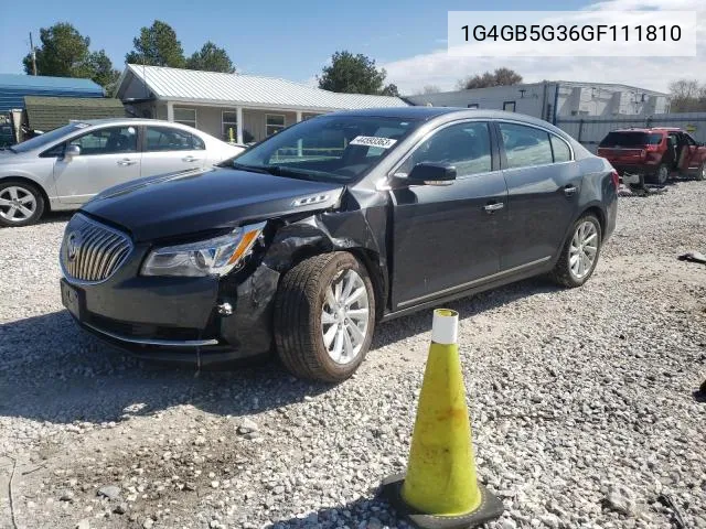 2016 Buick Lacrosse VIN: 1G4GB5G36GF111810 Lot: 54907364