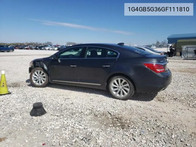 2016 Buick Lacrosse VIN: 1G4GB5G36GF111810 Lot: 54907364