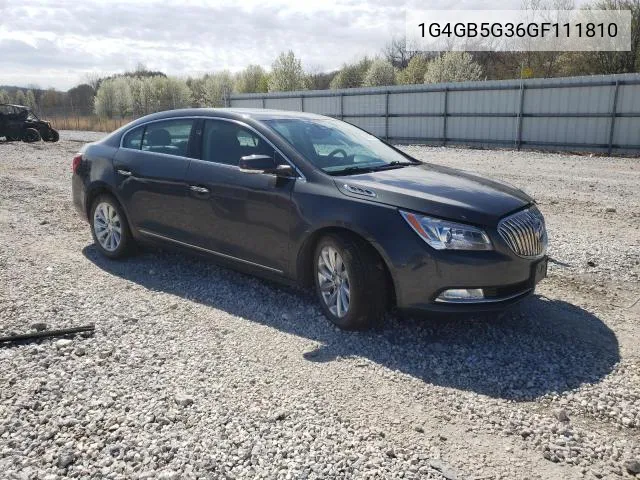 2016 Buick Lacrosse VIN: 1G4GB5G36GF111810 Lot: 54907364