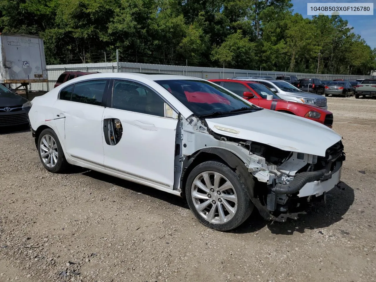 2016 Buick Lacrosse VIN: 1G4GB5G3XGF126780 Lot: 63676714