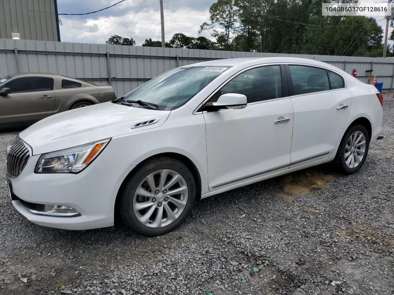 2016 Buick Lacrosse VIN: 1G4GB5G37GF128616 Lot: 68069234