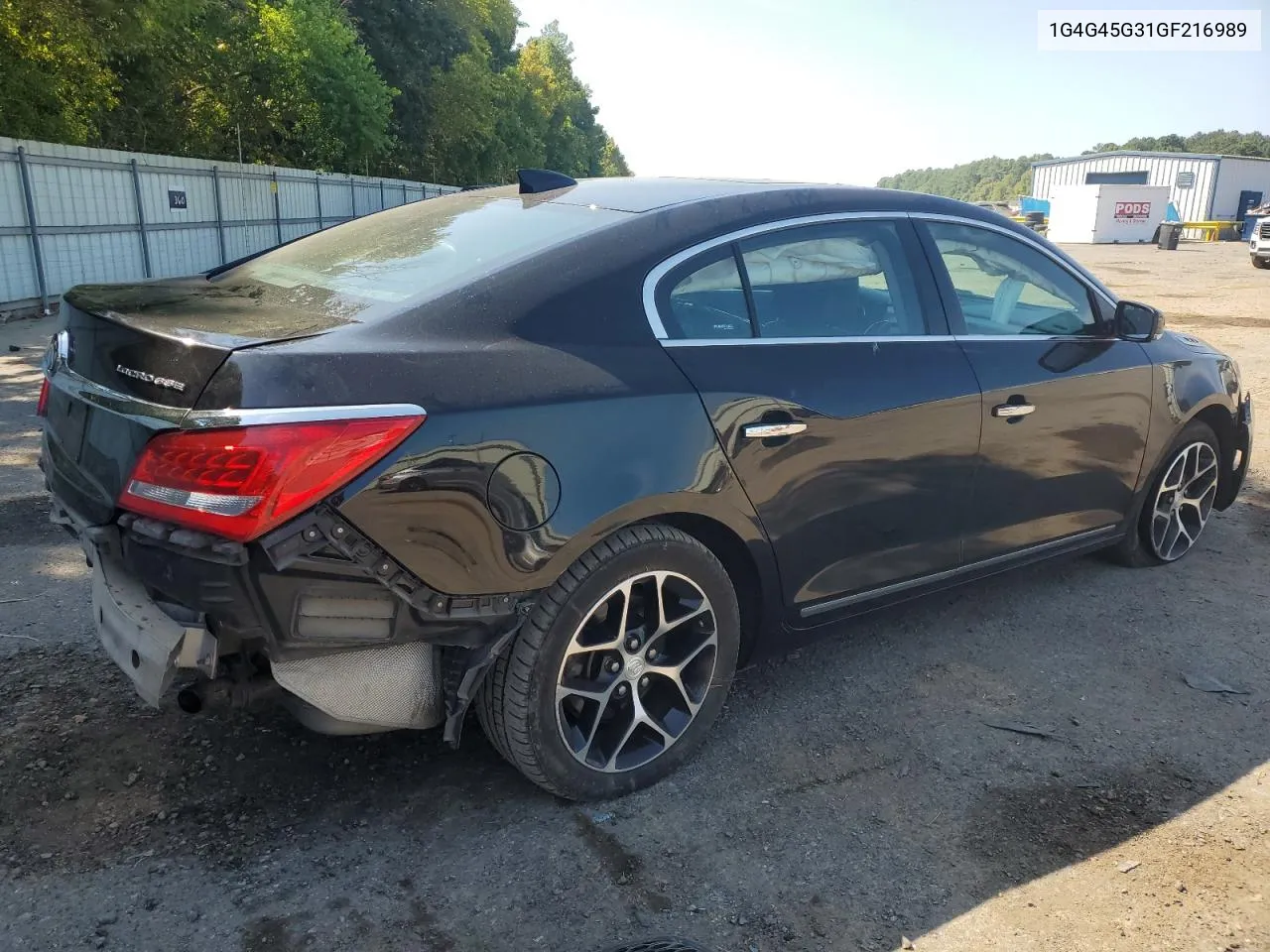 2016 Buick Lacrosse Sport Touring VIN: 1G4G45G31GF216989 Lot: 69091954