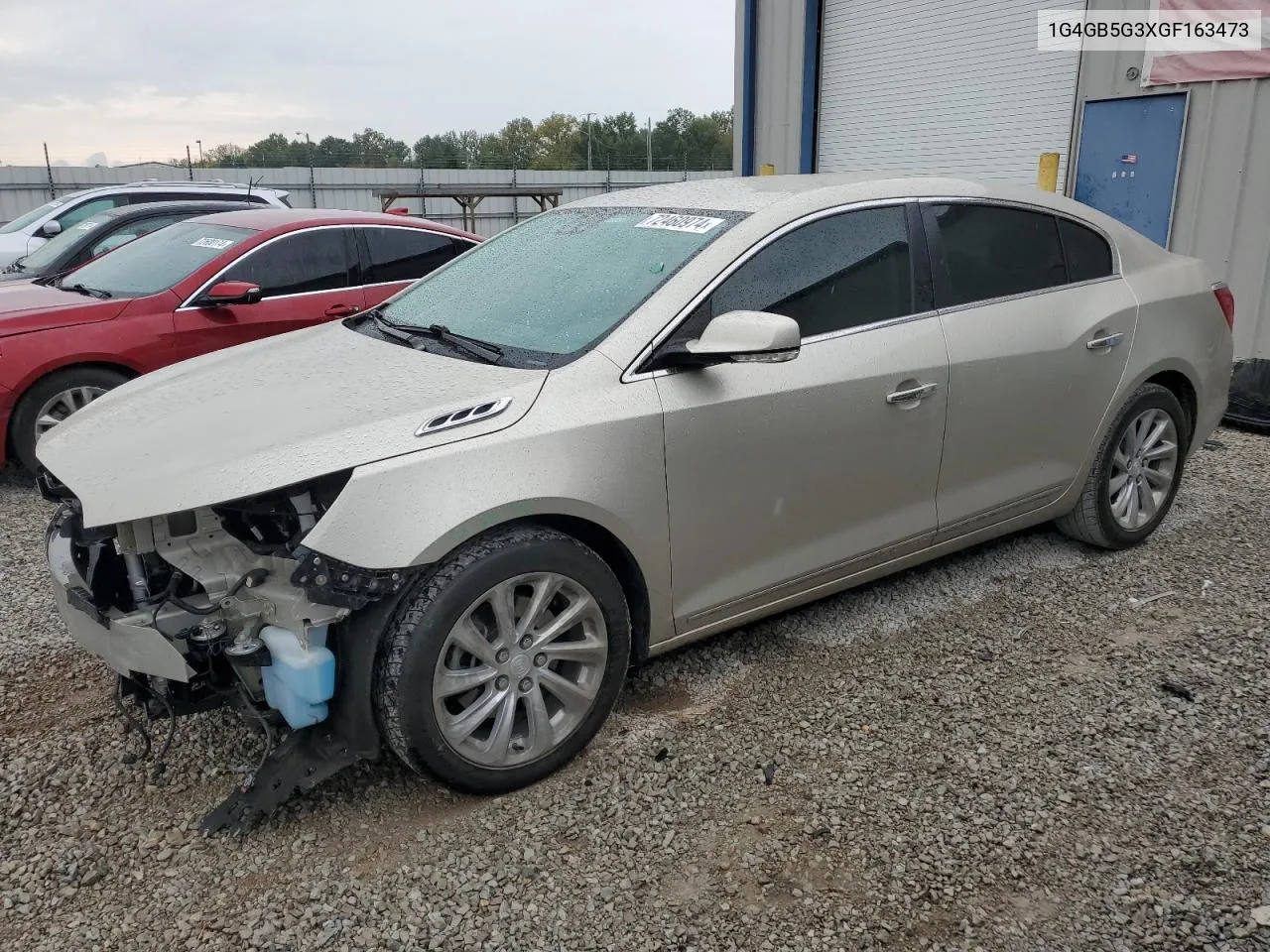 1G4GB5G3XGF163473 2016 Buick Lacrosse