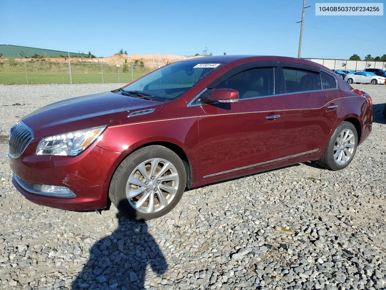 2016 Buick Lacrosse VIN: 1G4GB5G37GF234256 Lot: 74150144