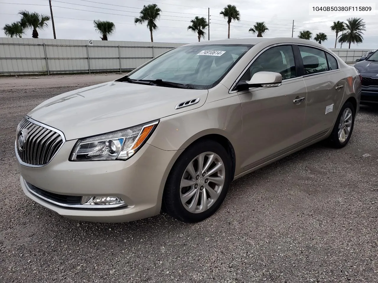 2016 Buick Lacrosse VIN: 1G4GB5G38GF115809 Lot: 74910614