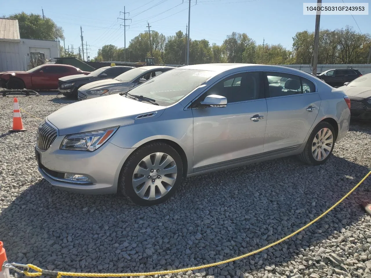 2016 Buick Lacrosse VIN: 1G4GC5G31GF243953 Lot: 75271974