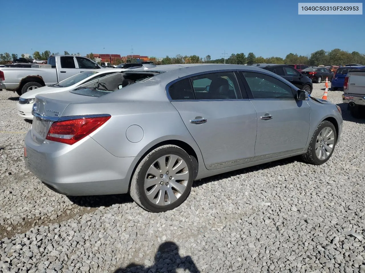 2016 Buick Lacrosse VIN: 1G4GC5G31GF243953 Lot: 75271974