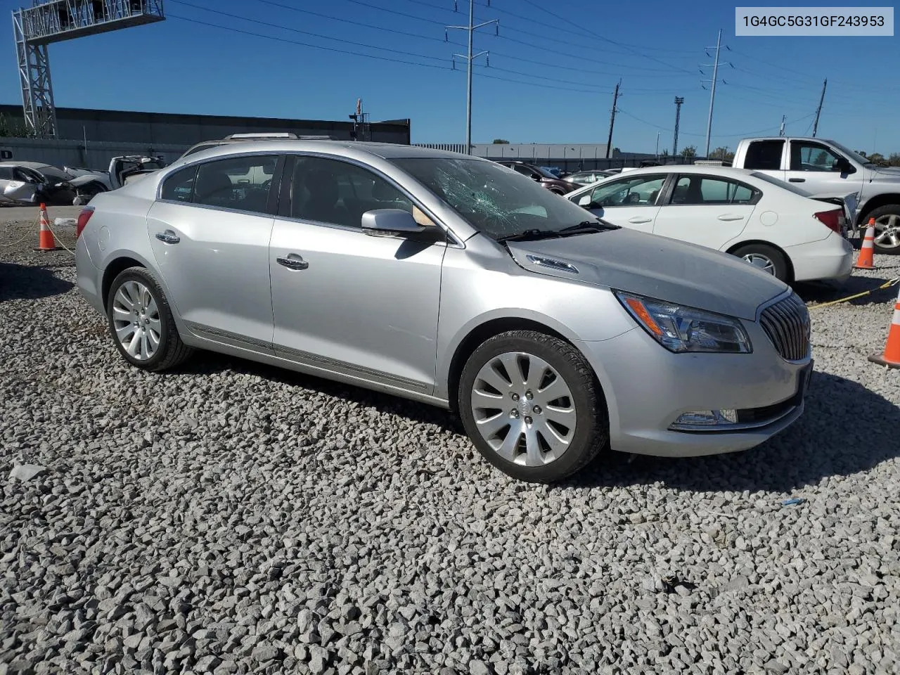 2016 Buick Lacrosse VIN: 1G4GC5G31GF243953 Lot: 75271974