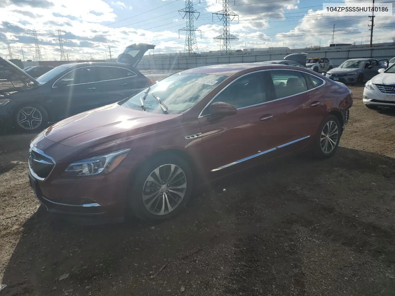 2017 Buick Lacrosse Essence VIN: 1G4ZP5SS5HU140186 Lot: 78927614