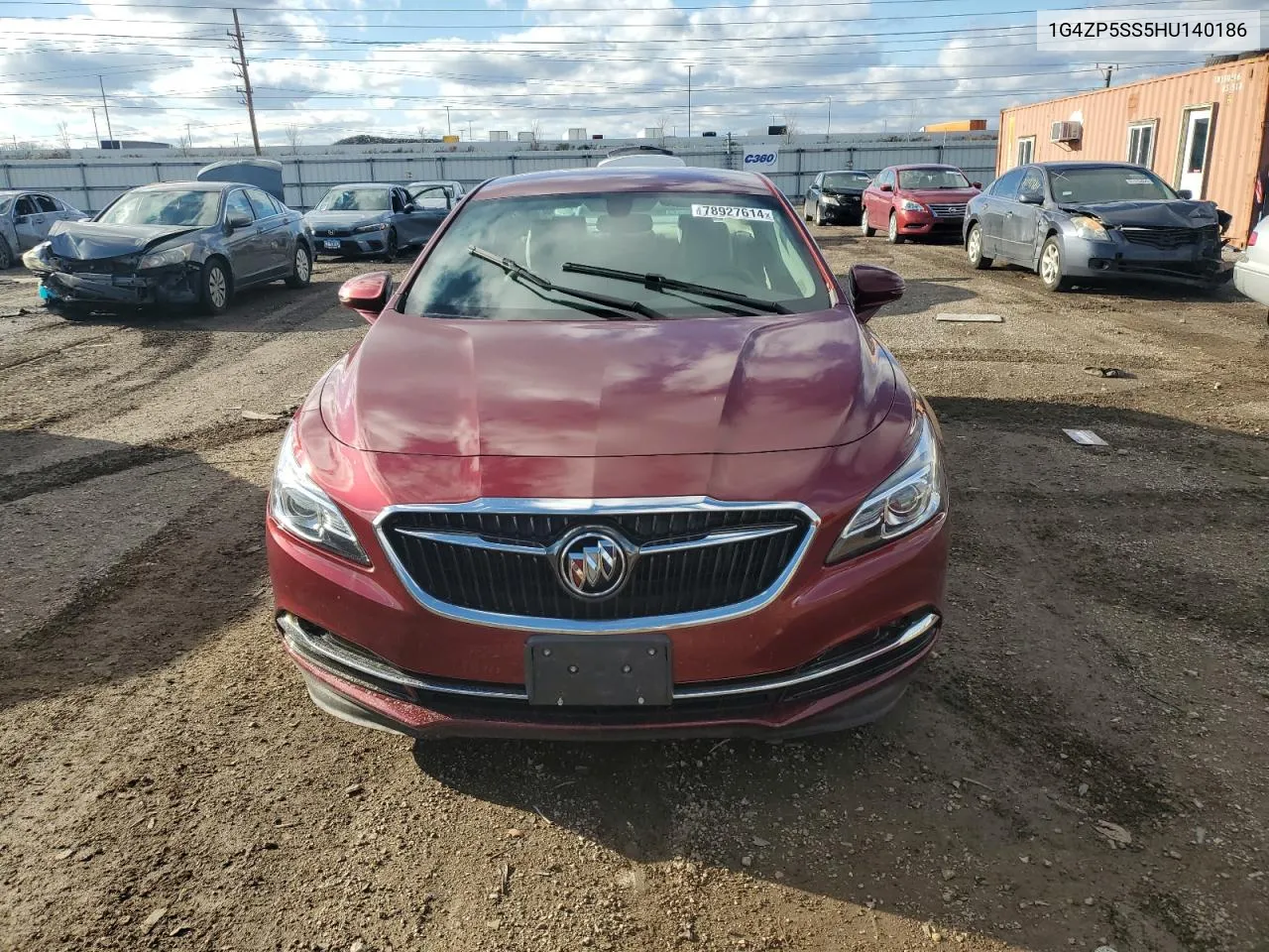 2017 Buick Lacrosse Essence VIN: 1G4ZP5SS5HU140186 Lot: 78927614