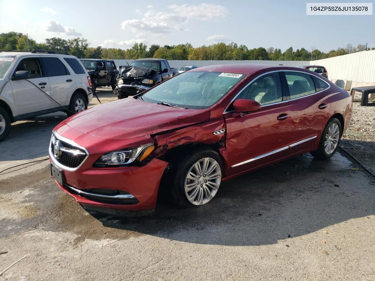 2018 Buick Lacrosse Essence VIN: 1G4ZP5SZ6JU135078 Lot: 71193984