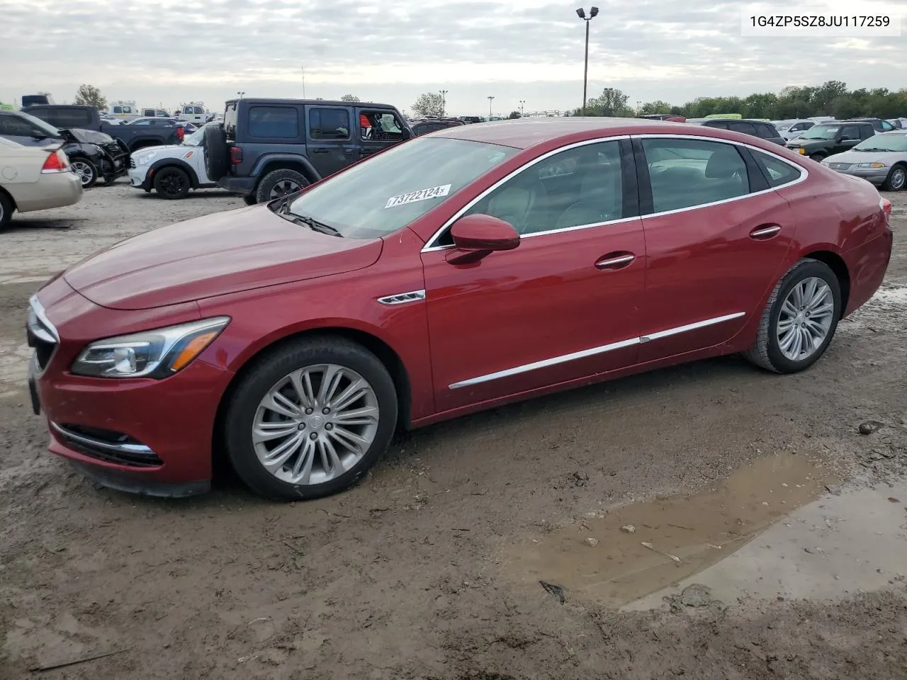 2018 Buick Lacrosse Essence VIN: 1G4ZP5SZ8JU117259 Lot: 73722124