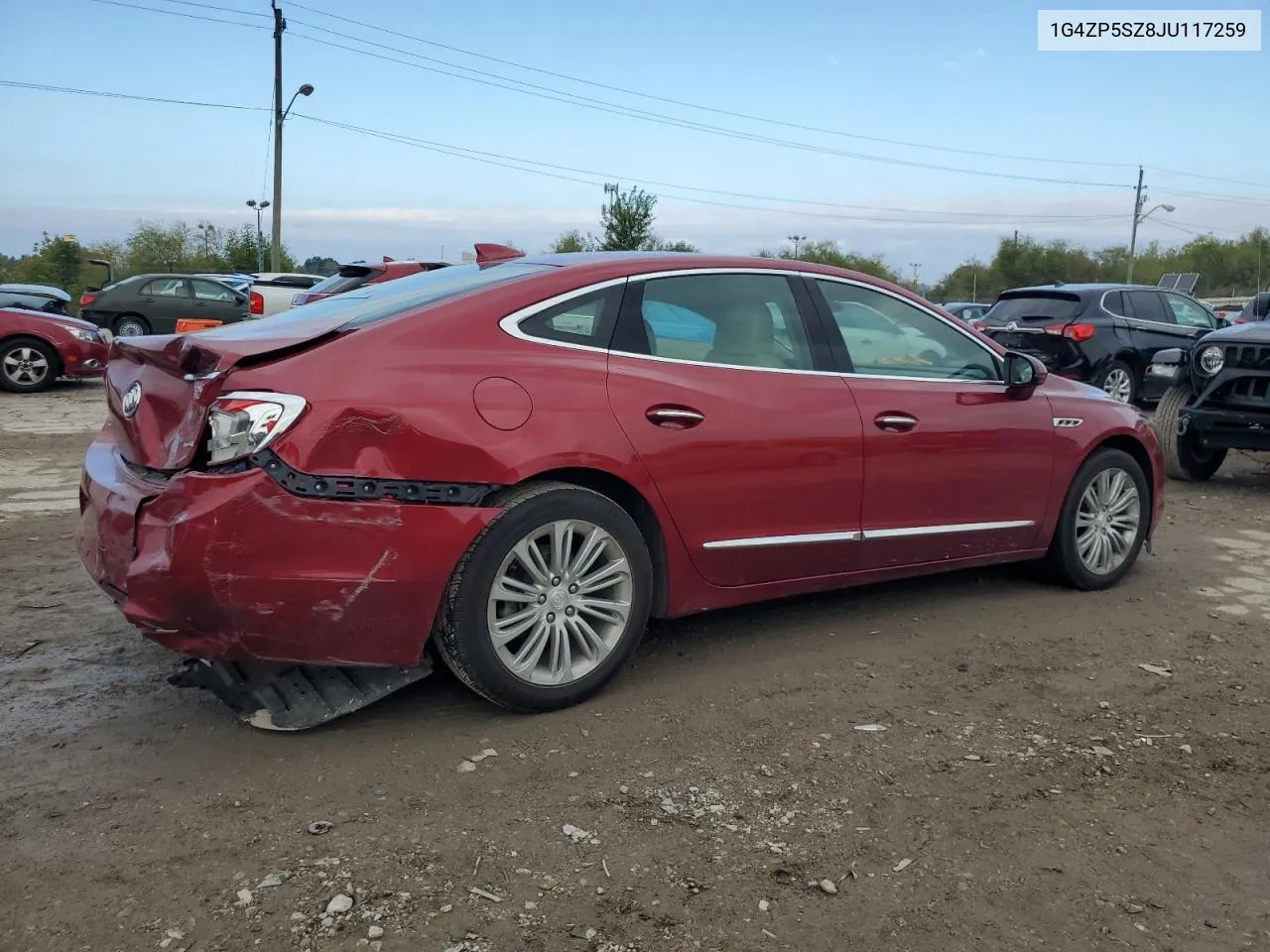 2018 Buick Lacrosse Essence VIN: 1G4ZP5SZ8JU117259 Lot: 73722124