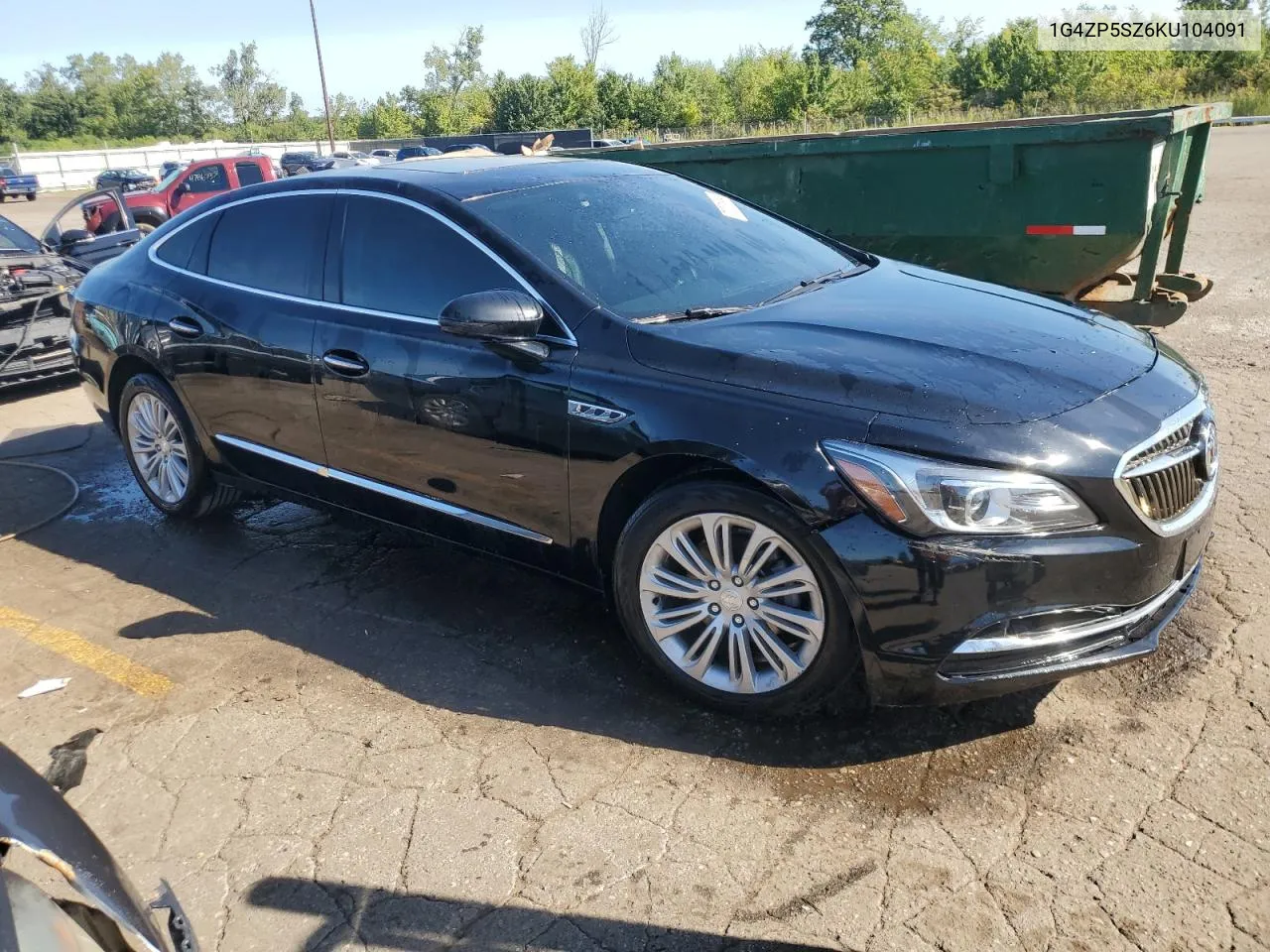 2019 Buick Lacrosse Essence VIN: 1G4ZP5SZ6KU104091 Lot: 70001954