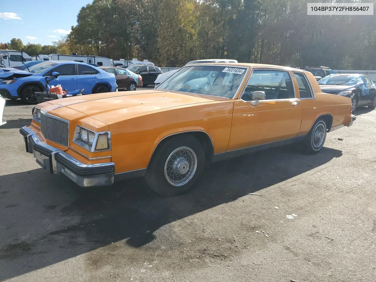 1985 Buick Lesabre Limited VIN: 1G4BP37Y2FH856407 Lot: 76331634