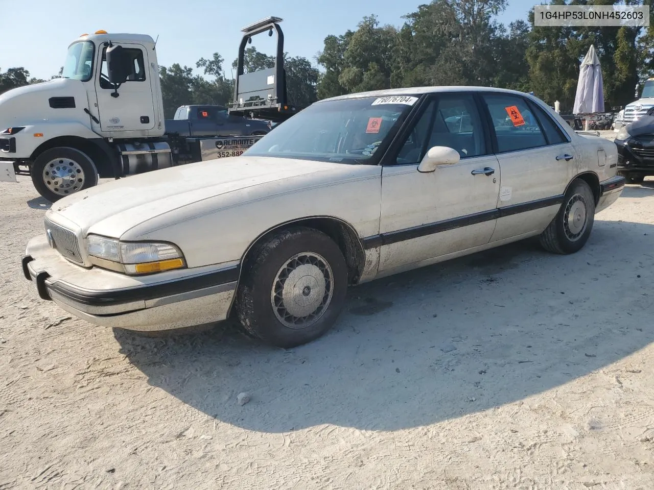 1992 Buick Lesabre Custom VIN: 1G4HP53L0NH452603 Lot: 76076704