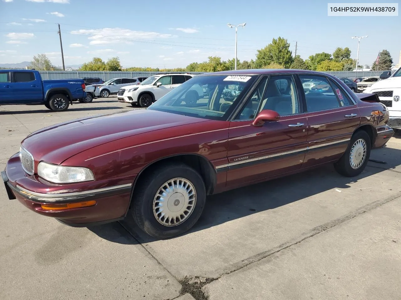 1998 Buick Lesabre Custom VIN: 1G4HP52K9WH438709 Lot: 75307544