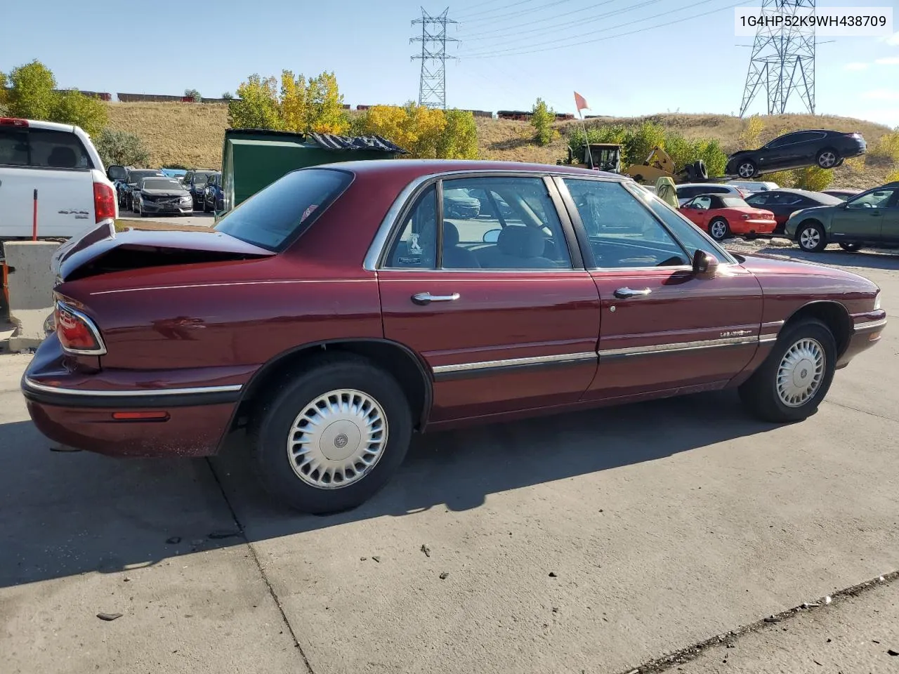 1998 Buick Lesabre Custom VIN: 1G4HP52K9WH438709 Lot: 75307544