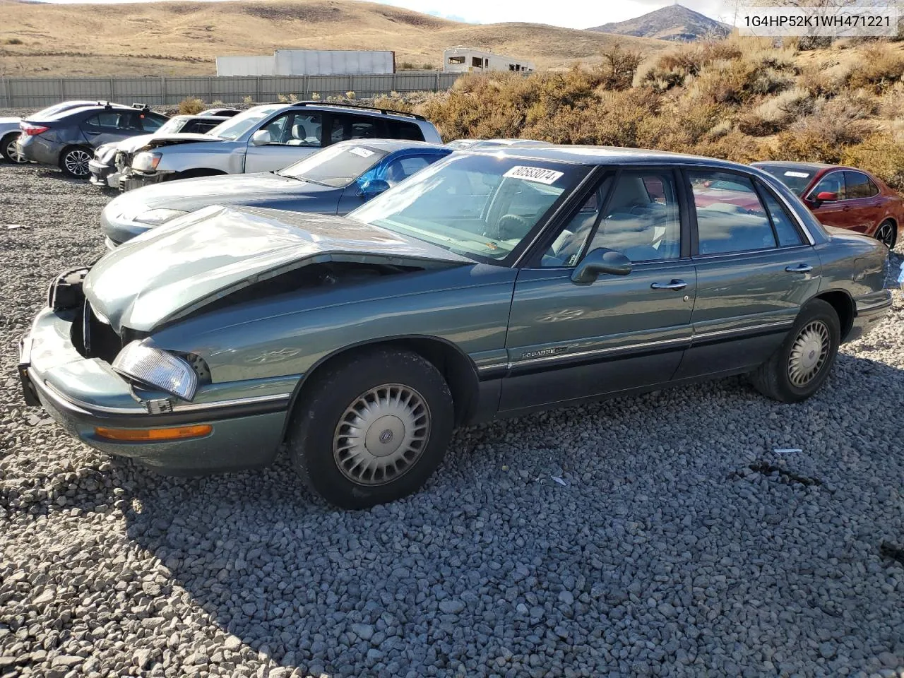 1998 Buick Lesabre Custom VIN: 1G4HP52K1WH471221 Lot: 80583074