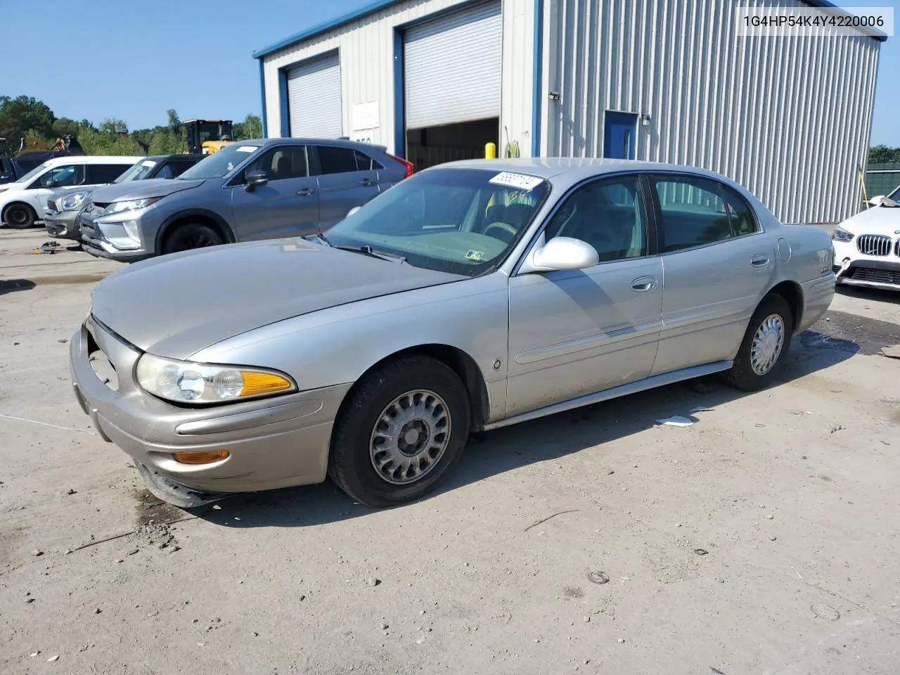 2000 Buick Lesabre Custom VIN: 1G4HP54K4Y4220006 Lot: 68637104